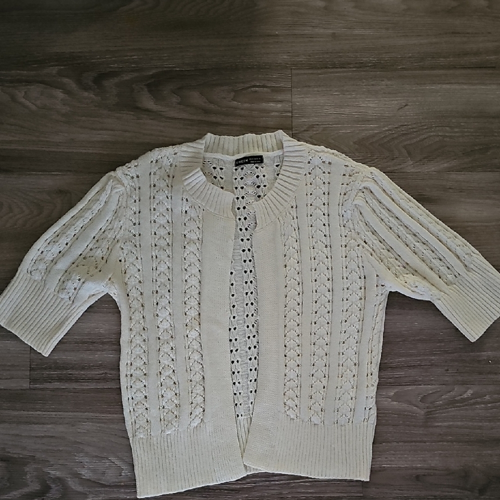 Cream Knit Cardigan